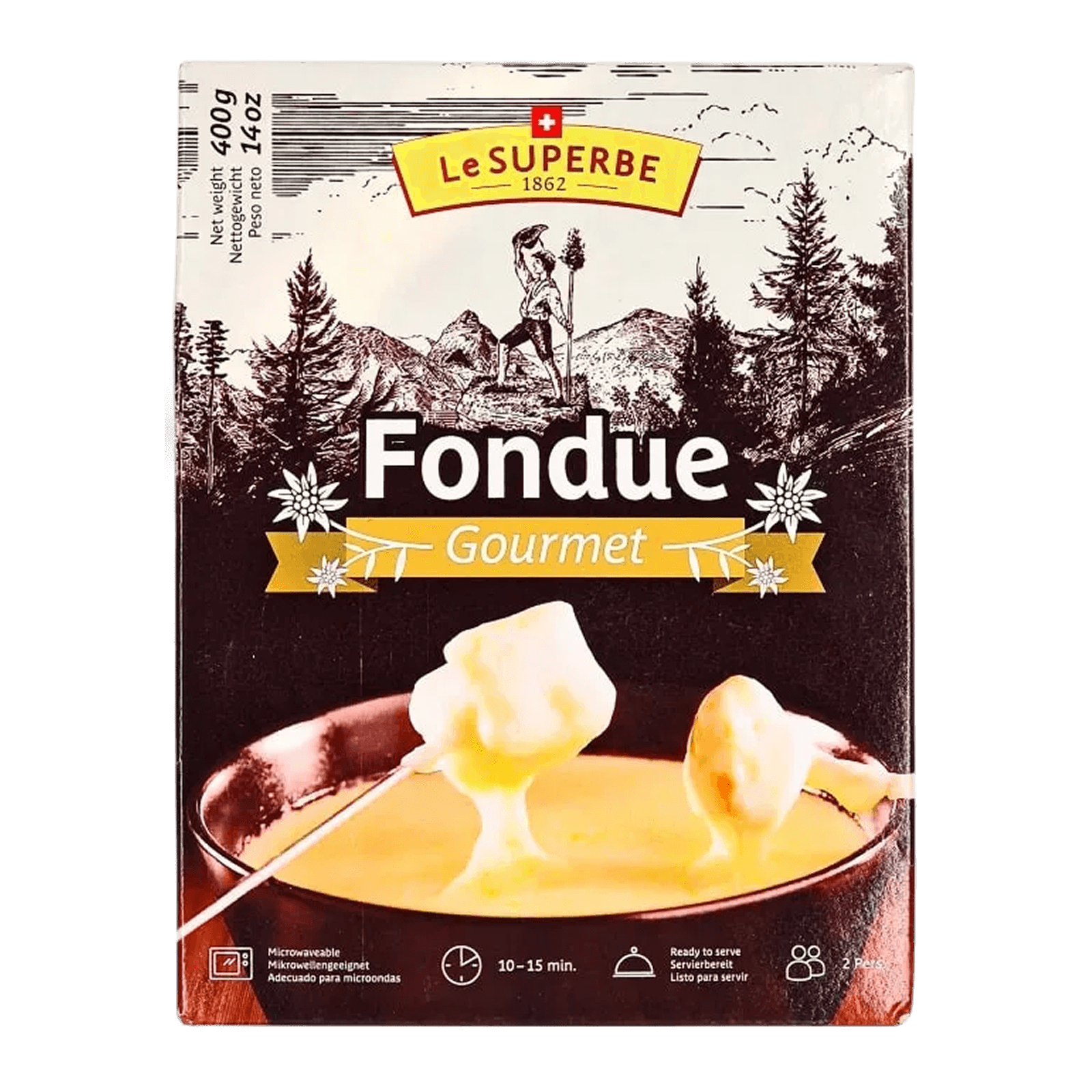 Сыр Le Superbe Swiss Gourmet для фондю полутвердый 40%